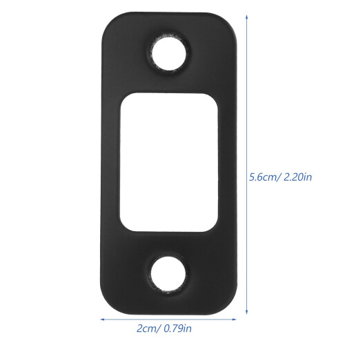 Security Door Strike Plate for Exterior Doors 4 pcs 1