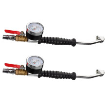 Heavy-Duty Tire Inflator with Pressure Gauge and Quick