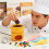 Ceramic Chocolate Fondue Pot Set with Burner and Dipping 5