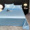 Ice Silk Bed Sheet Set Soft Cool Fabric 4-Piece 7