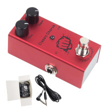 Red Metal Guitar Effects Pedal with Distortion Reverb Choir