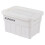Industrial Desktop Storage Box Textile White 11.6x8.1x7 in 1