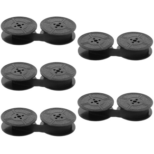 Typewriter Ribbon Ink Set Black 5-Pack