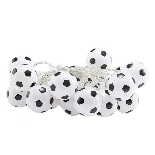 LED Soccer Ball String Light 1.5M Battery Powered Gold 1