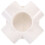 MUSEYA PVC 5-Way Pipe Connector White 2 pcs 8