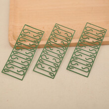 S Hooks Hanging Green PVC Christmas Tree Decorations 100 Pcs