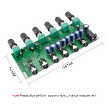 Stereo Mixer Board 5x Magnification for Professional Audio