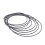 Rubber Drive Belt Square 1.2mm 105-150mm 5