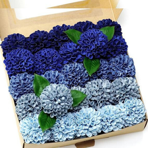 Artificial Foam Flowers with Stem for DIY Decor