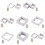 Electrical Box Spacers Single Gang Outlet Extenders 8