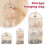 Sac de rangement suspendu multicouche 45 x 40 cm 2