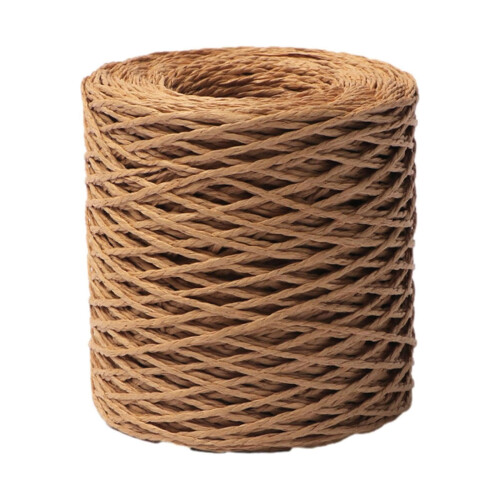 Natural Raffia Ribbon Brown 150M Craft Yarn