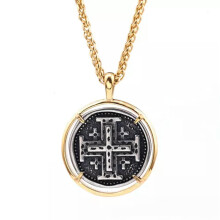 Saint Michael Archangel pendant necklace stainless steel
