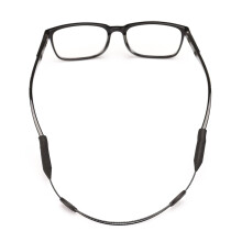 Black Eyeglass Cord Adjustable Sports Strap 1 Pack