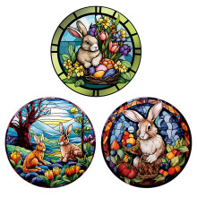 Easter Bunny Fridge Magnets Waterproof 3 pcs