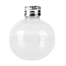 Christmas Tree Ornament Clear Plastic Bottle 17oz 1 Pack