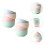 MUSEYA Bamboo Fiber Bowls Set Kitchen 8pcs 8