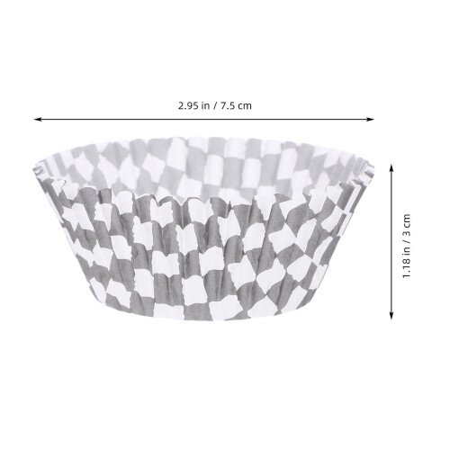 Caissettes à gâteaux de couleurs assorties, 100 pièces 2