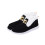 Mocassini da donna in tela, modello slip-on, comodi e foderati in pile. 4