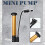 Minicykelpump ABS-material Bärbar Kompakt 2