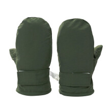 Kids Winter Gloves Thermal Lined Mittens Army Green 5-8