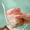 Portable Yogurt Cup with Ice Tray Spoon and Adjustable Lid 1