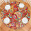 Boho-Tischdecke mit elastischem Saum, wasserdicht, Oxford-Gewebe, 45-52 2