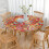 Boho-Tischdecke mit elastischem Saum, wasserdicht, Oxford-Gewebe, 45-52 3