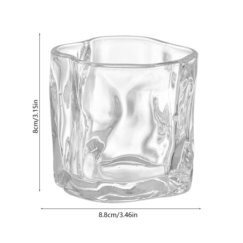 Verre torsadé multicolore 250 ml, épais 2