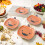 Halloween pumpa papperstallrikar 18 cm 10 stycken 6
