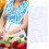 White Half-Length Apron Polyester-Cotton Unisex 1pc 2