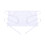 White Half-Length Apron Polyester-Cotton 1 pc 3