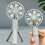 Draagbare USB oplaadbare mini-ventilator met 3 snelheden (1 stuk) 6