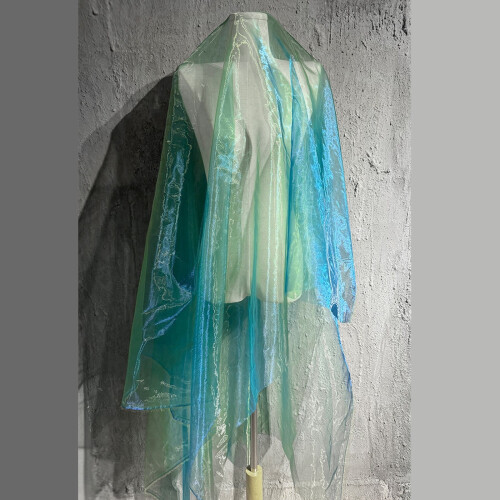 Organza Fabric Metallic Gradient 50x140cm