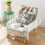 Samt-Meditationskissen im Boho-Stil, quadratisch, 56 cm 5