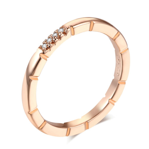 Titanium neusring met micro-zirkonia steentjes 2