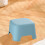 Tabouret en plastique empilable, escabeau compact antidérapant 5
