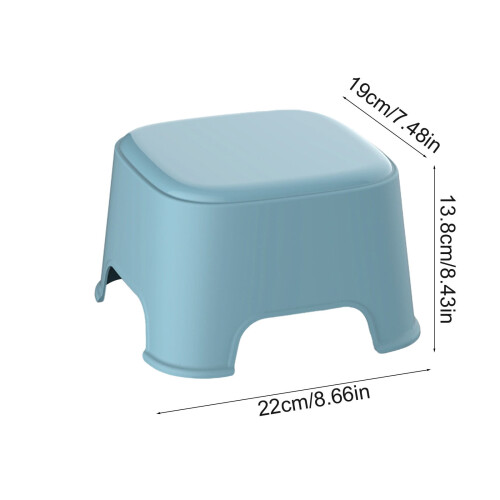Tabouret en plastique empilable, escabeau compact antidérapant 2