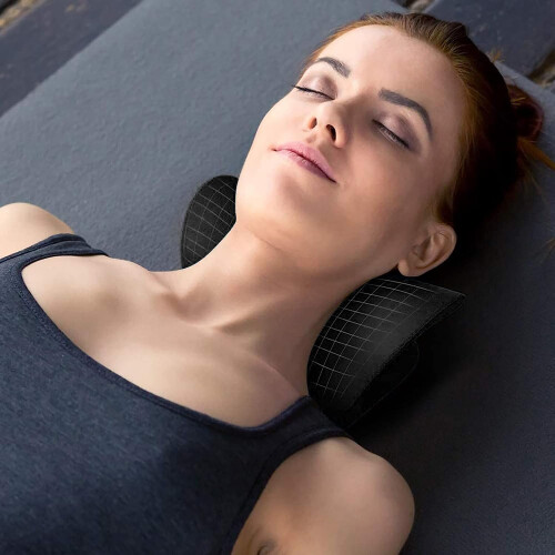Neck and Shoulder Relaxer Cervical Traction Device Blue 2