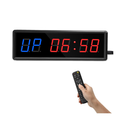 Gym Timer LED Digital Countdown Clock 1.5 Inch Digits 1