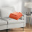 Orange fluffy blanket ultra-soft 3959 inch 4