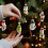 Ensemble de 6 décorations de Noël en verre style vintage 5