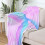 Κουβέρτα Flamingo Ροζ Λευκή Φλις 50x60 εκ. 4