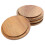 Couvercles de tasse en bois couleur café (4 pièces) 6