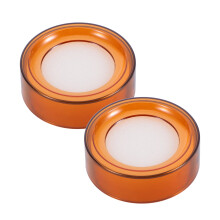 Money Counting Hand Wet Stamp Sponge Cylinder 2 Pcs