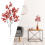 Branches de fleurs de pêcher séchées de style zen pour la décoration intérieure 3