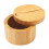 Bamboo Salt Cellar with Lid and Mini Spoon 7