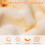 Burrito Tortilla Throw Blanket Beige 71 inch 4