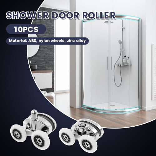 Quiet Shower Door Rollers Top and Bottom 10PCS 1