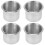 RODSHAKE Stainless Steel Car Cup Holders 4-Pack 1